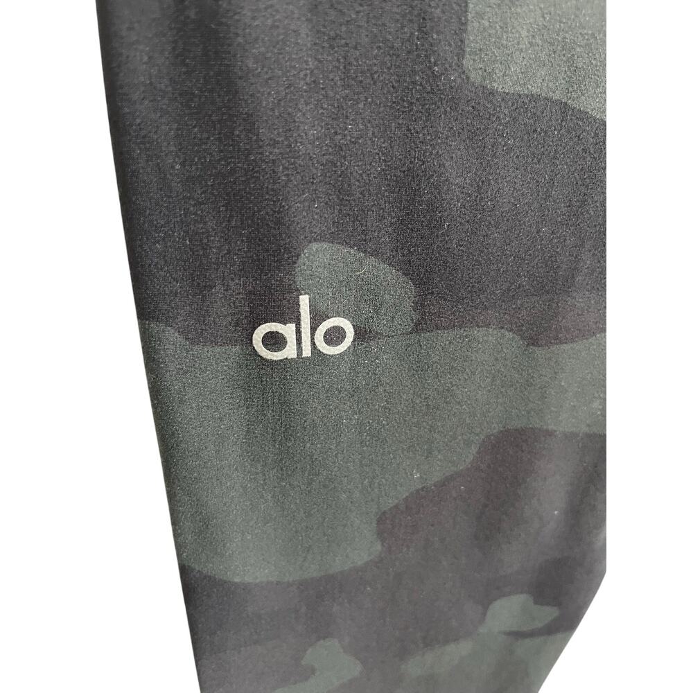 alo camo pattern high rise green/black full length vapor legging activewear NWOT